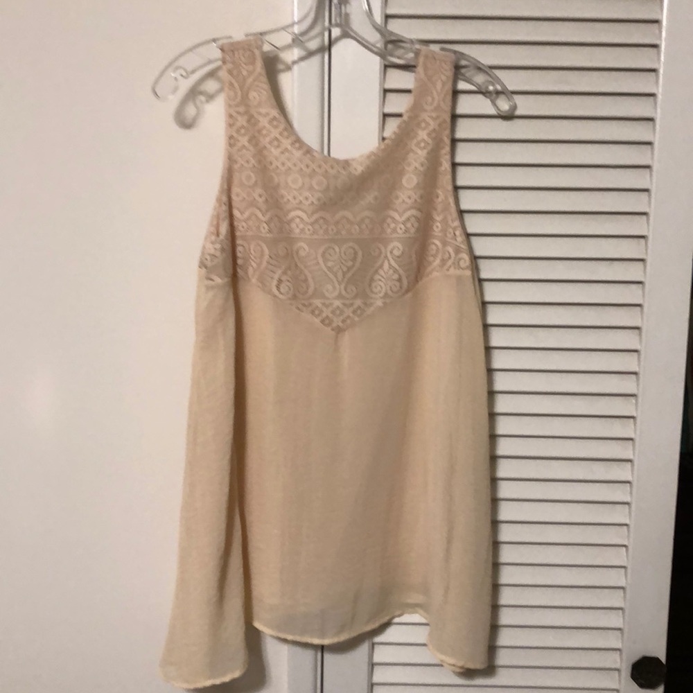 Sleeveless blouse - pale pink